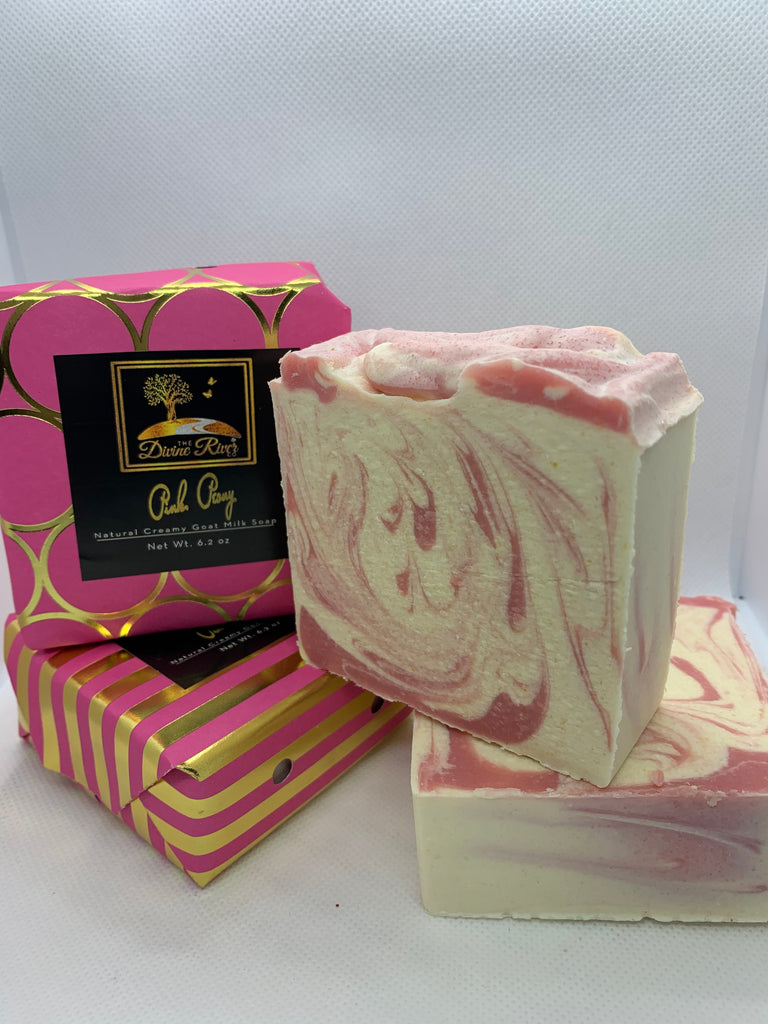 Buttery Goat's Milk & Pink Peony Soap