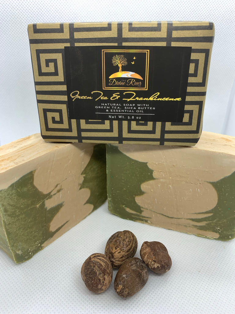 Green Tea, Shea & Frankincense Soap