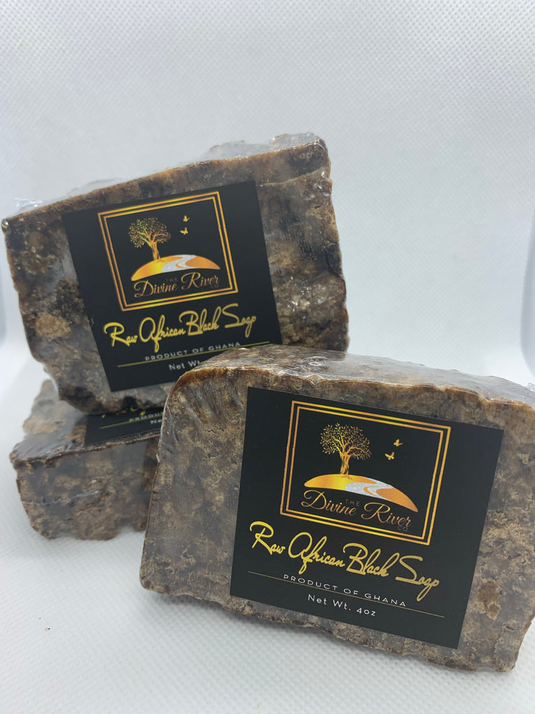 Raw African Black Soap